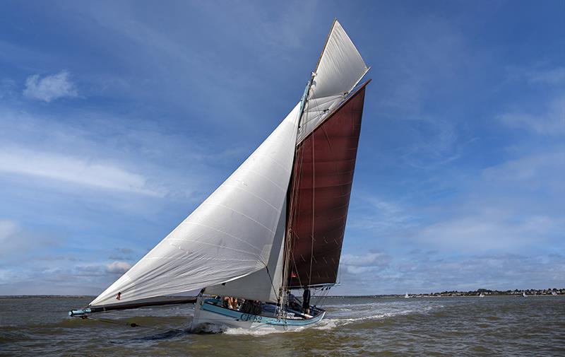 CK 42 fishing smack 'Kate' - Mersea Week 2021 photo copyright Chrissie Westgate taken at West Mersea Yacht Club and featuring the Gaffers class