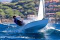 OK Dinghy Autumn Trophy in Bandol Day 4 - Nick Craig launched © Robert Deaves / www.robertdeaves.uk