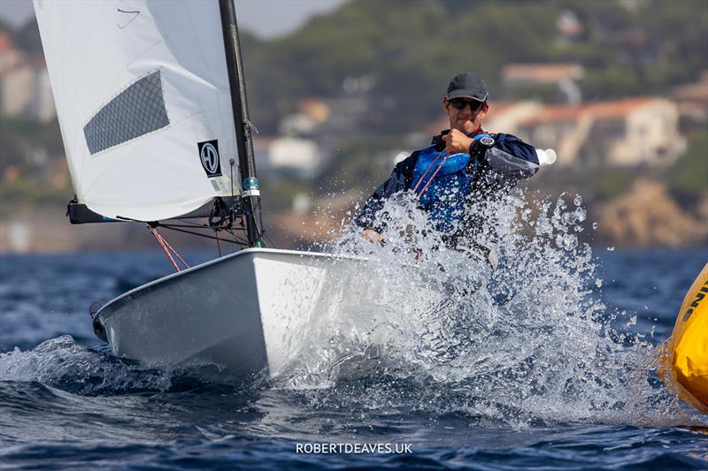 OK Dinghy Autumn Trophy in Bandol Day 3 - Nick Craig leads the fleet with six race wins photo copyright Robert Deaves / www.robertdeaves.uk taken at Société Nautique de Bandol and featuring the OK class