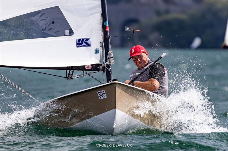 OK Dinghy Worlds at Lake Garda Day 2 - Bo Petersen, DEN - photo © Robert Deaves / www.robertdeaves.uk