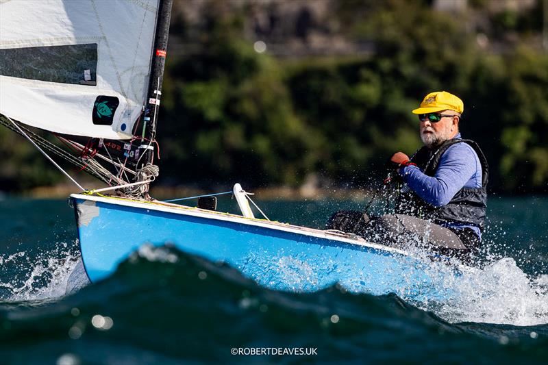 OK Dinghy Worlds at Lake Garda Day 3 - Nils Trolland, DEN - photo © Robert Deaves / www.robertdeaves.uk