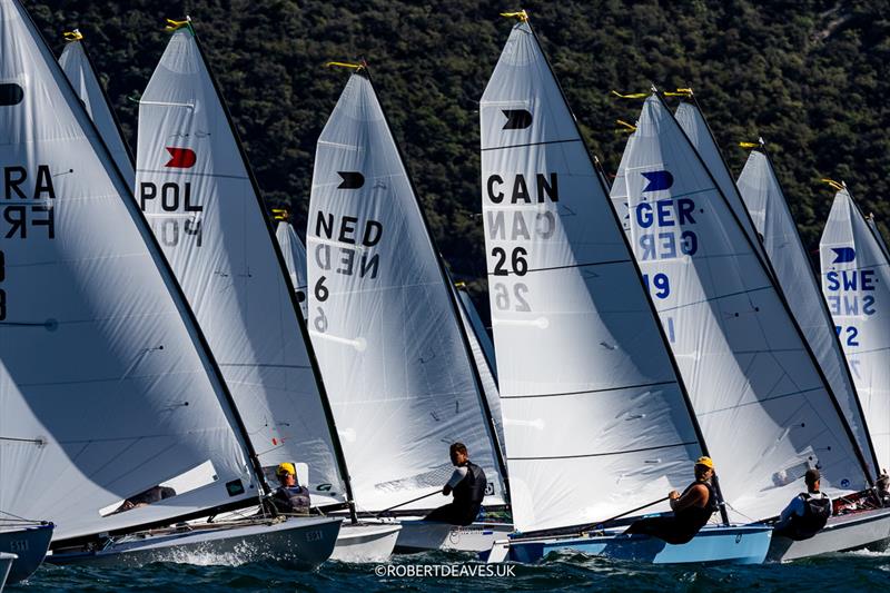 OK Dinghy Worlds at Lake Garda Day 4 - Race 8 - photo © Robert Deaves / www.robertdeaves.uk