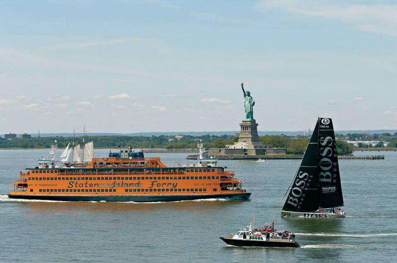 The IMOCA Ocean Masters New York to Barcelona race starts - photo © Th.Martinez / Sea&Co / OSM