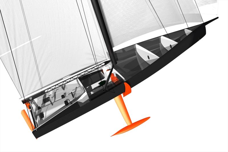 Rendering of a possible future IMOCA 60 design for the next race - photo © Volvo Ocean Race
