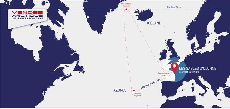 Vendee Arctique - Course diagram - photo © IMOCA60