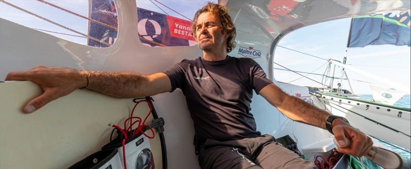 Yannick Bestaven (Maître Coq IV)  - Vendée Globe photo copyright Jean-Marie Liot / AleA / Maître CoQ taken at  and featuring the IMOCA class
