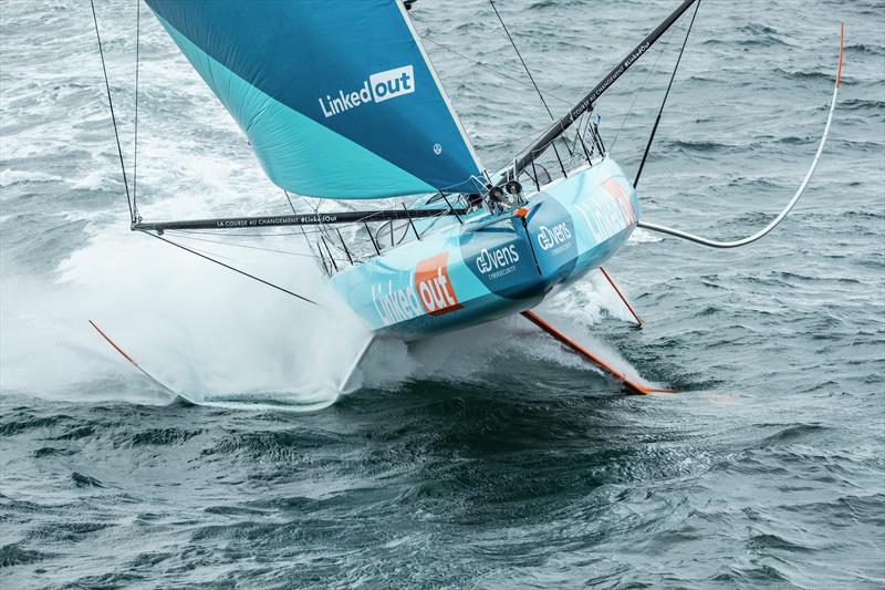 Thomas Ruyant Racing IMOCA team- LinkedOut, skippered by Thomas Ruyant, is one of the entries in the IMOCA60 class in  The Ocean Race Europe - photo © Pierre Bouras