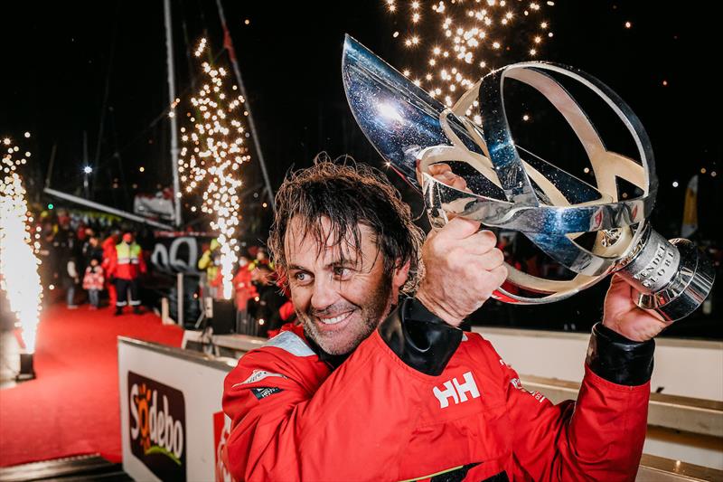 Yannick Bestaven, winner of the 2020-21 Vendée Globe photo copyright Jean-Louis Carli / Alea / VG2020 taken at  and featuring the IMOCA class