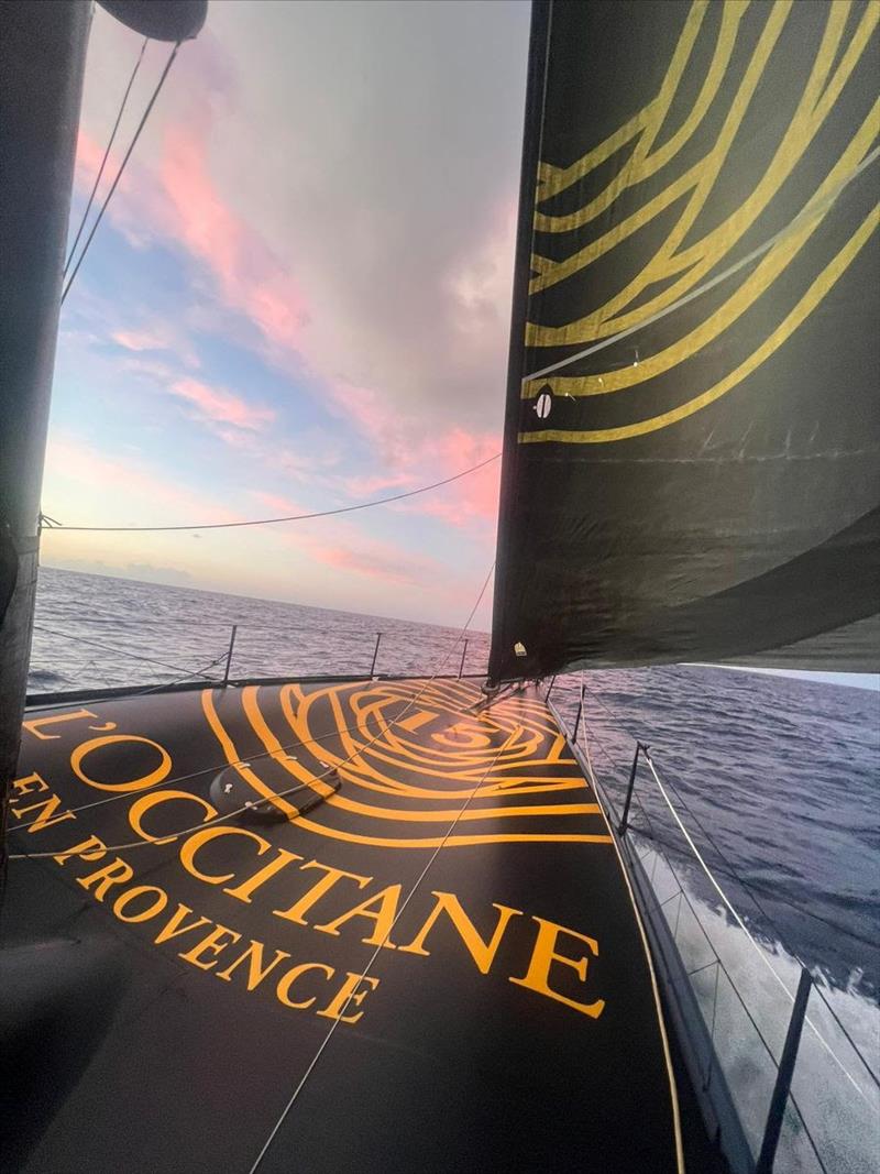L'Occitane en Provence - New York Vendée-Les Sables d'Olonne Race photo copyright Clarisse Crémer / L'Occitane Sailing Team taken at  and featuring the IMOCA class