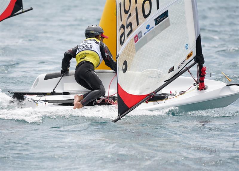 From the Slalom course - Day 4 - 2019 O'Pen BIC Worlds, Manly Sailing Club photo copyright Denis Garner taken at Manly Sailing Club and featuring the  class