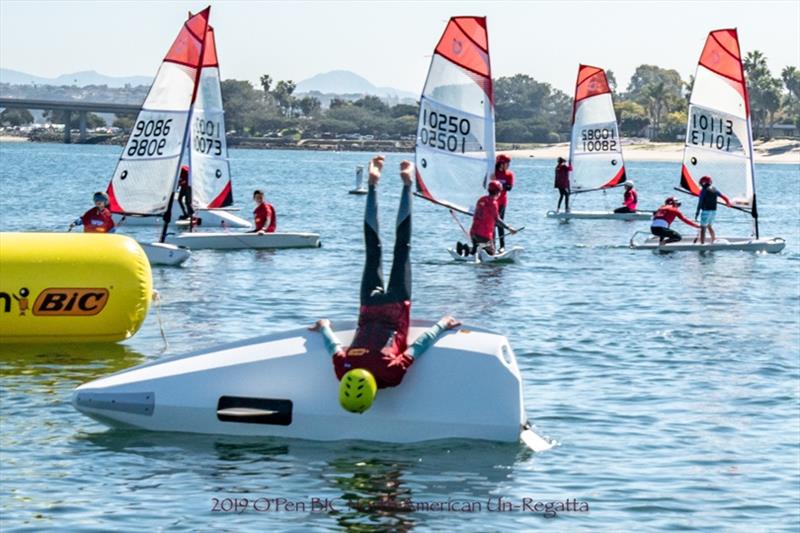2019 O'pen BIC North American “Un-Regatta” photo copyright Judy Tillson taken at Mission Bay Yacht Club and featuring the  class