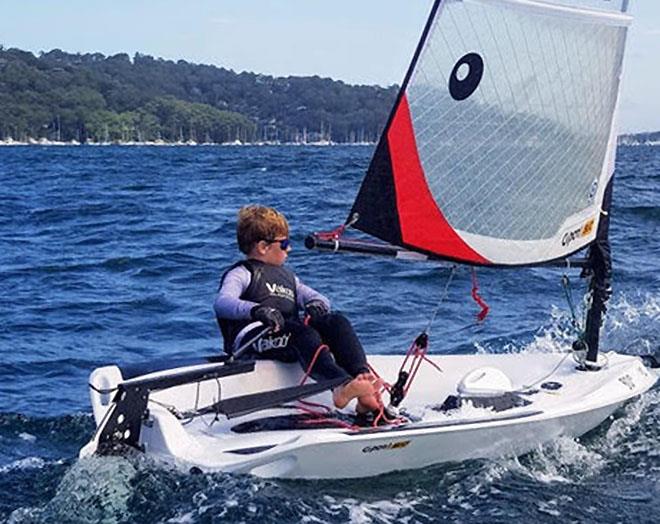 Joshua Tallis in his O'pen Skiff is another Vaikobi sailor. - photo © Vaikobi