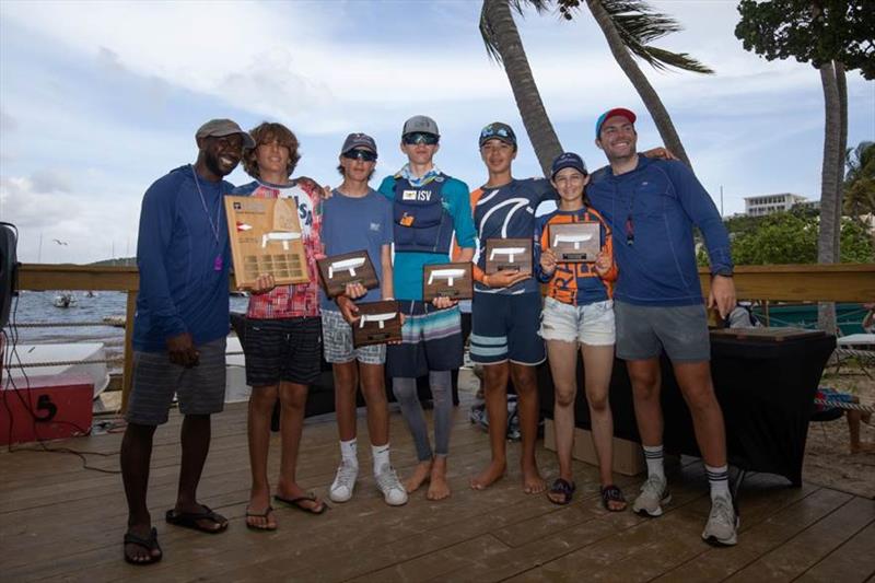 Team CRYC Spectra (l-r) Head Coach Omari Scott, Alfonso Lanseros, Will Barnhart, Tanner Krygsveld, Sebastian Johan van de Kreeke, Solphie De Leon Urban, Coach Chris Craven - photo © Matias Capizzano