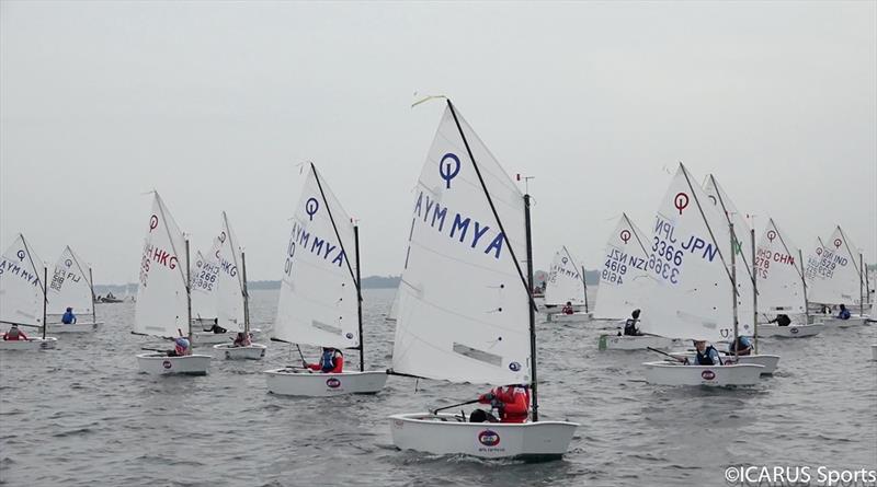 2018 Optimist Asian and Oceanian Championship - Day 1 photo copyright ICARUS Sports taken at  and featuring the Optimist class