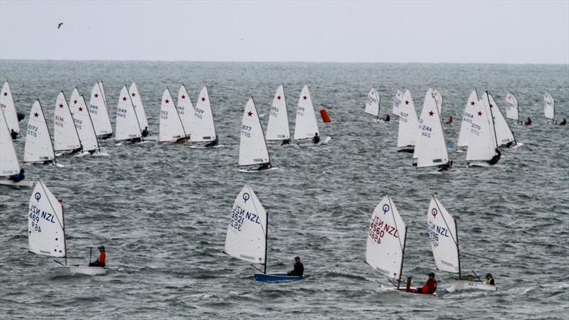 Optimist and Starling Auckland - Wakatere BC - February 7, 2022  photo copyright Richard Gladwell - Sail-World.com/nz taken at Wakatere Boating Club and featuring the Optimist class