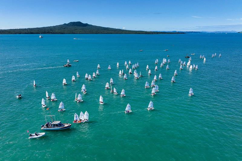 Day 2 - 2023 Toyota Optimist NZ Nationals - Wakatere BC  photo copyright Adam Mustill, Wakatere BC taken at Wakatere Boating Club and featuring the Optimist class