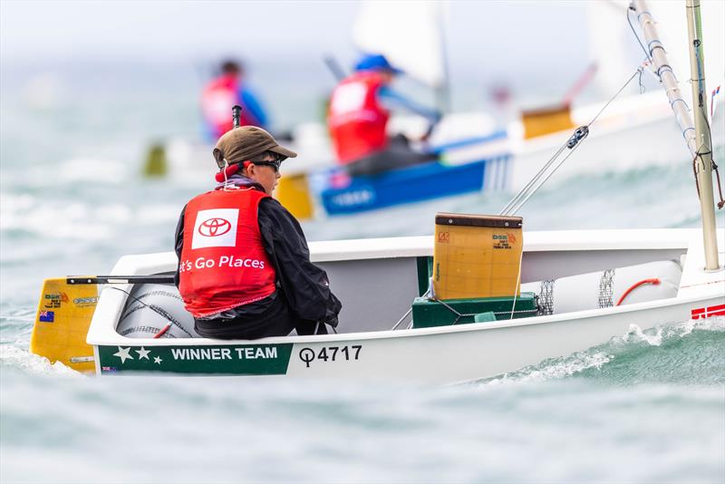 Day 3 - 2023 Toyota Optimist NZ Nationals - Wakatere BC - April 9, 2023 photo copyright Adam Mustill taken at Wakatere Boating Club and featuring the Optimist class