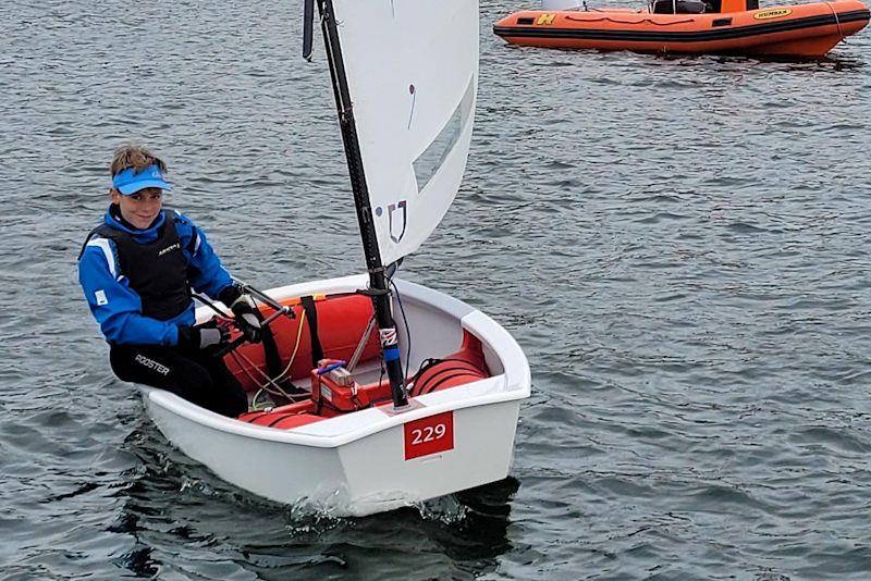 Noah Byrd, 1st overall - P&B Northamptonshire Youth Series Round 1 at Draycote Water photo copyright Norman Byrd taken at Draycote Water Sailing Club and featuring the Optimist class