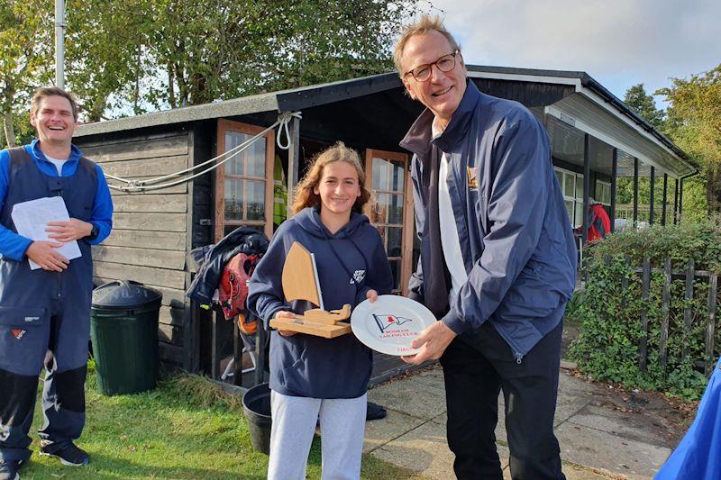 Pippa Shepherd wins the Xtremity Optimist open meeting at Bosham photo copyright IOCA taken at Bosham Sailing Club and featuring the Optimist class