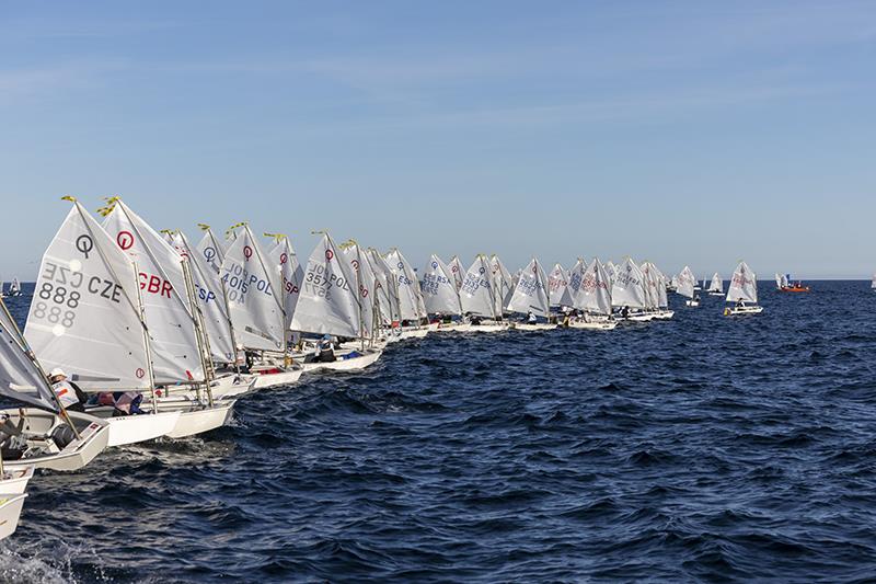 XVl Euromarina Optimist Torrevieja - Day 1 photo copyright Joaquin Carrion taken at Real Club Nautico Torrevieja and featuring the Optimist class