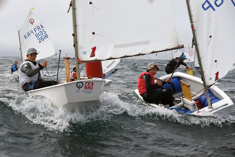 34th Palamós Optimist Trophy day 1 - Winds higher at the start of the day - photo © Alfred Farré