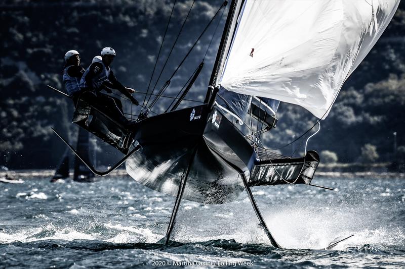 Foiling Week photo copyright Martina Orsini taken at Fraglia Vela Malcesine and featuring the Persico 69F class