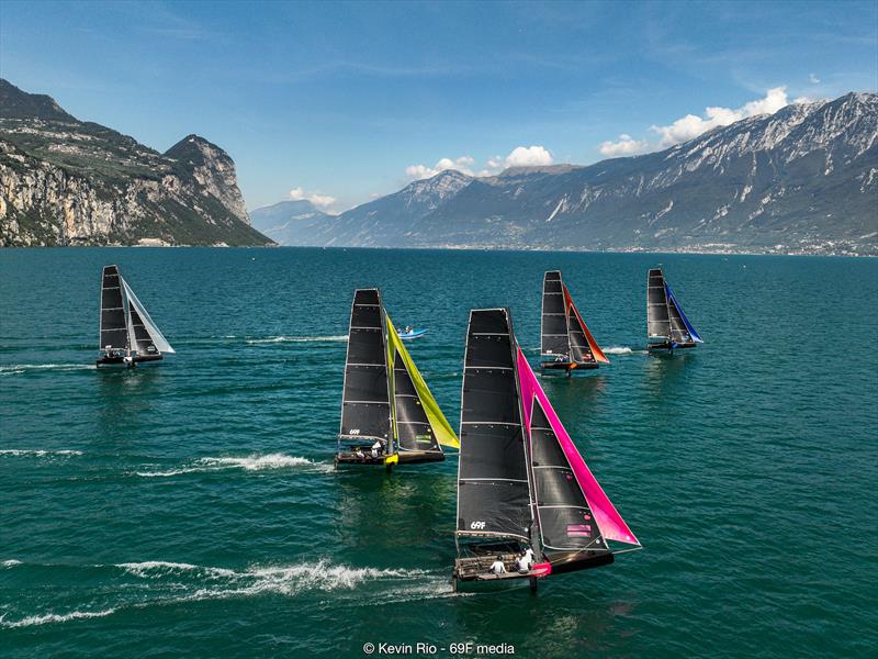 69F Women Foiling Gold Cup in Gargnano, Lake Garda - photo © Kevin Rio / 69F Media