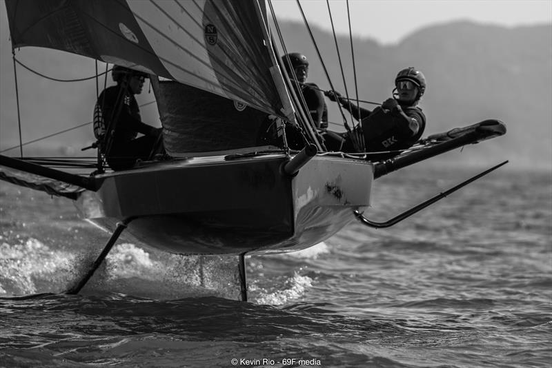 69F Women Foiling Gold Cup in Gargnano, Lake Garda - photo © Kevin Rio / 69F Media