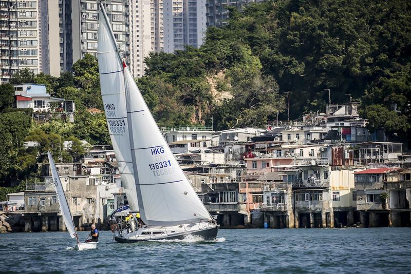 Racecourse action at the royal Hong Kong Yacht Club's Around the Island Race - photo © Image courtesy of RHKYC/ Isaac Lawrence