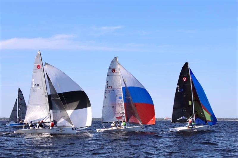 The WFORC regatta is an Open Challenge for PHRF, one design C/R type boats and One Design performance sportboats, like the Melges 24, Viper, VX One, J70 and other classes. Five boats are required for a class photo copyright Pensacola YC taken at Pensacola Yacht Club and featuring the PHRF class