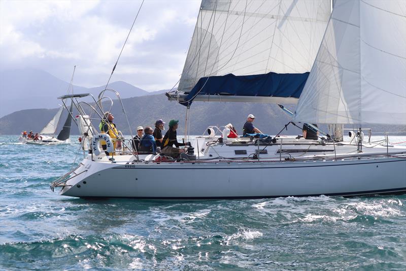 Khamsin w Rapport changing tack fun race 25 Sep 21 - Versatile Series - Waikawa BC photo copyright Waikawa BC taken at Waikawa Boating Club and featuring the PHRF class