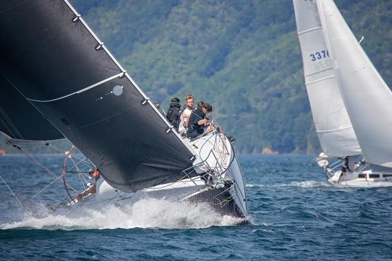 Revs powering up - Giesen New Year Regatta - Waikakwa Boating Club - January 2022 photo copyright Karmyn Ingram taken at Waikawa Boating Club and featuring the PHRF class