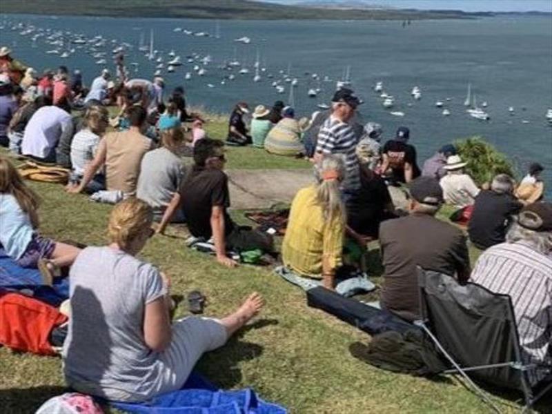 Spectators on North head - Auckland Harbour Classic - to be sailed March 31 - April 1, 2023 - photo © PIC Harbour Classic
