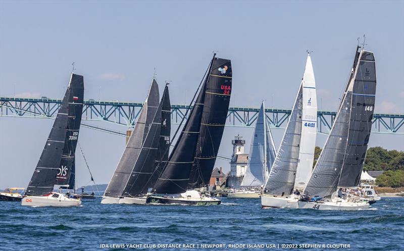 Last year's start of the Ida Lewis Distance Race photo copyright Stephen R. Cloutier taken at Ida Lewis Yacht Club and featuring the PHRF class