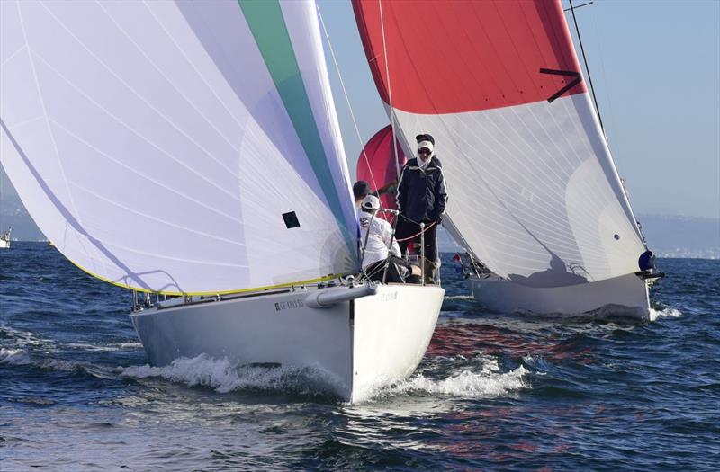 San Diego Yacht Club Hot Rum Series Race 3 photo copyright Bob Betancourt taken at San Diego Yacht Club and featuring the PHRF class