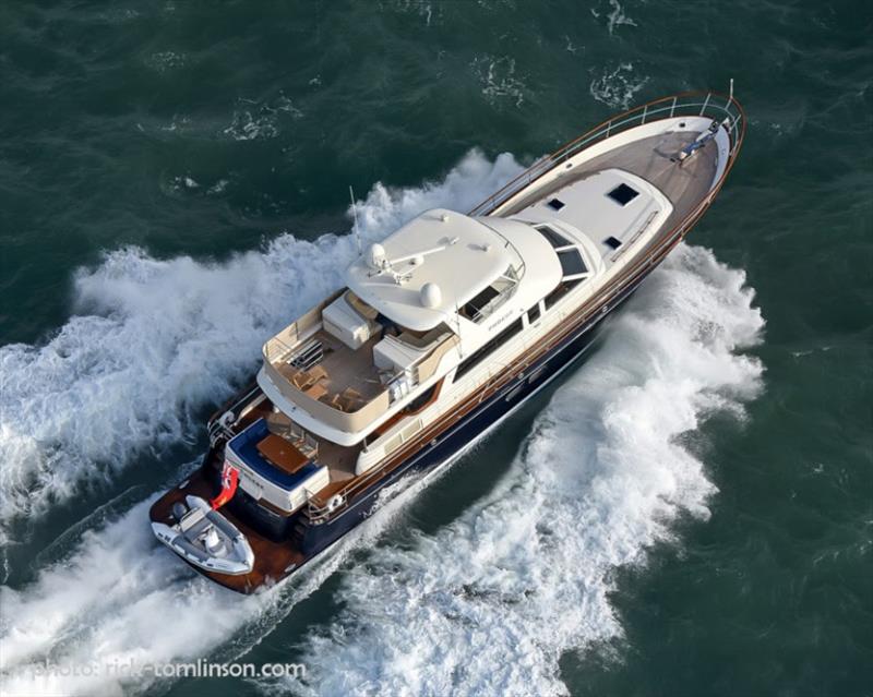 Hunt Ocean 76 and 63 fast expedition yachts photo copyright Rick Tomlinson taken at  and featuring the Power boat class