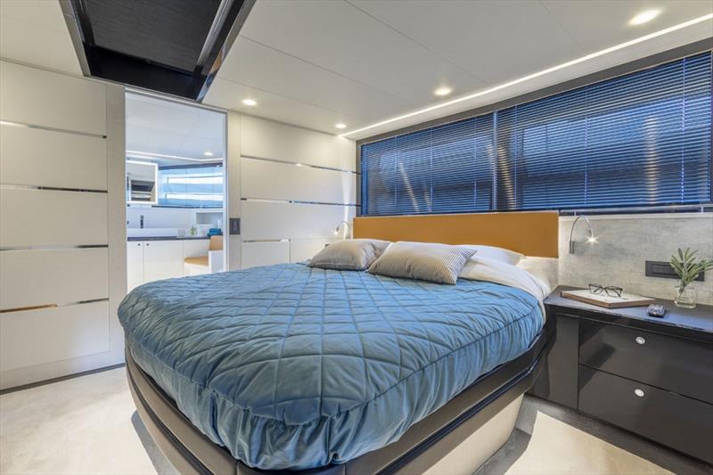 Beachclub 660 Flybridge Master stateroom photo copyright Van Der Valk taken at  and featuring the Power boat class