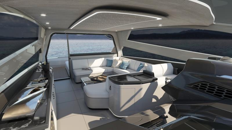 Otam 70HT - Dinette photo copyright Otam taken at  and featuring the Power boat class