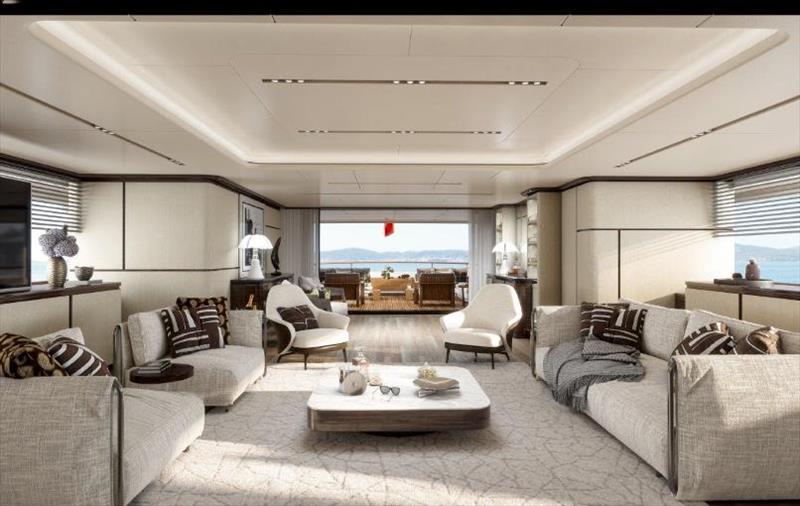 Benetti FB284 - Main Salon photo copyright Azimut|Benetti Group taken at  and featuring the Power boat class