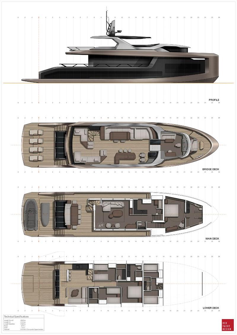 Mazu 92 DS photo copyright Mazu Yachts taken at  and featuring the Power boat class