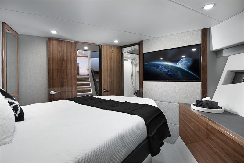 For'ard VIP Stateroom on board the new Maritimo S60 photo copyright Maritimo taken at  and featuring the Power boat class
