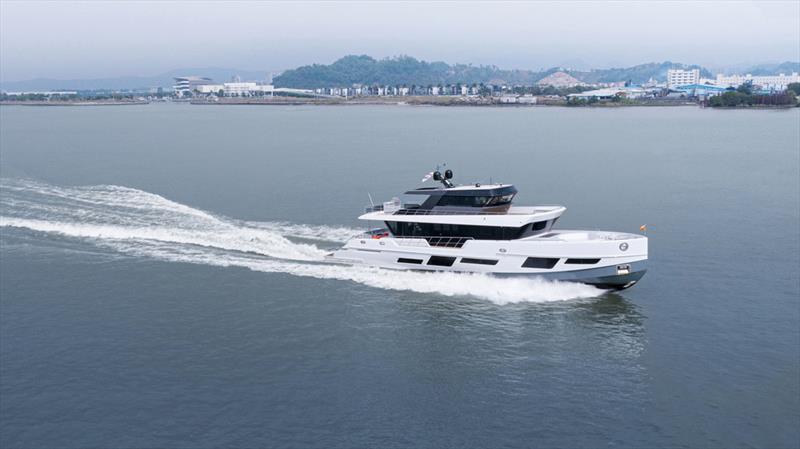 CLX96 SAV - Sea trial photo copyright CL Yachts taken at  and featuring the Power boat class