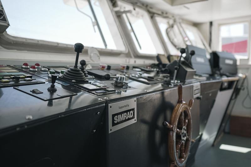 Plastic Odyssey research vessel photo copyright Simrad taken at  and featuring the Power boat class