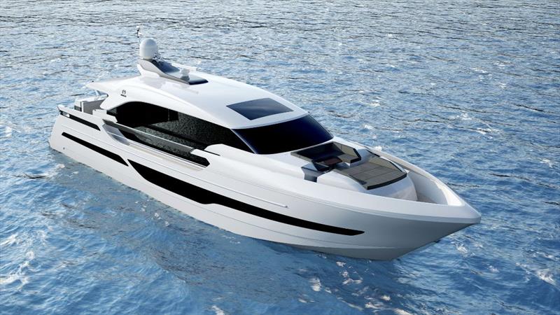 Horizon E88 Sport Yacht photo copyright Horizon Yachts taken at  and featuring the Power boat class