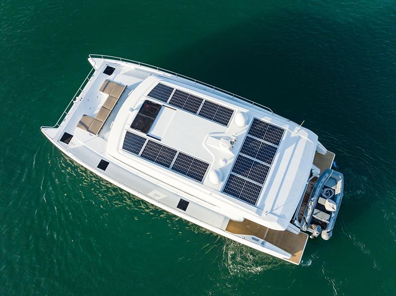 Solar is standard, like so many things with the brand - ILIAD 53S - photo © ILIAD Catamarans