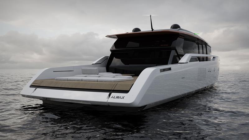 Sanlorenzo SP110 stern - photo © Sanlorenzo Yachts