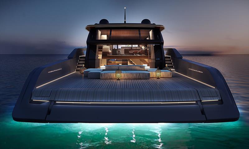 Sanlorenzo SP110 beach - photo © Sanlorenzo Yachts
