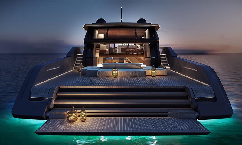 Sanlorenzo SP110 beach - photo © Sanlorenzo Yachts