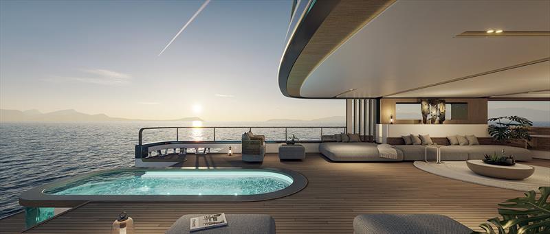 Veranda Deck photo copyright Benetti Yachts taken at  and featuring the Power boat class