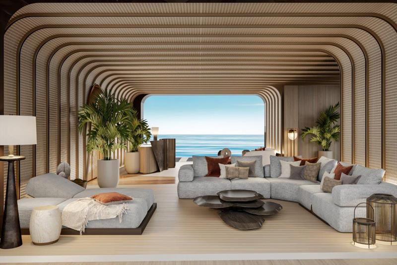 Project Oro - Beach Club - photo © Benetti Yachts